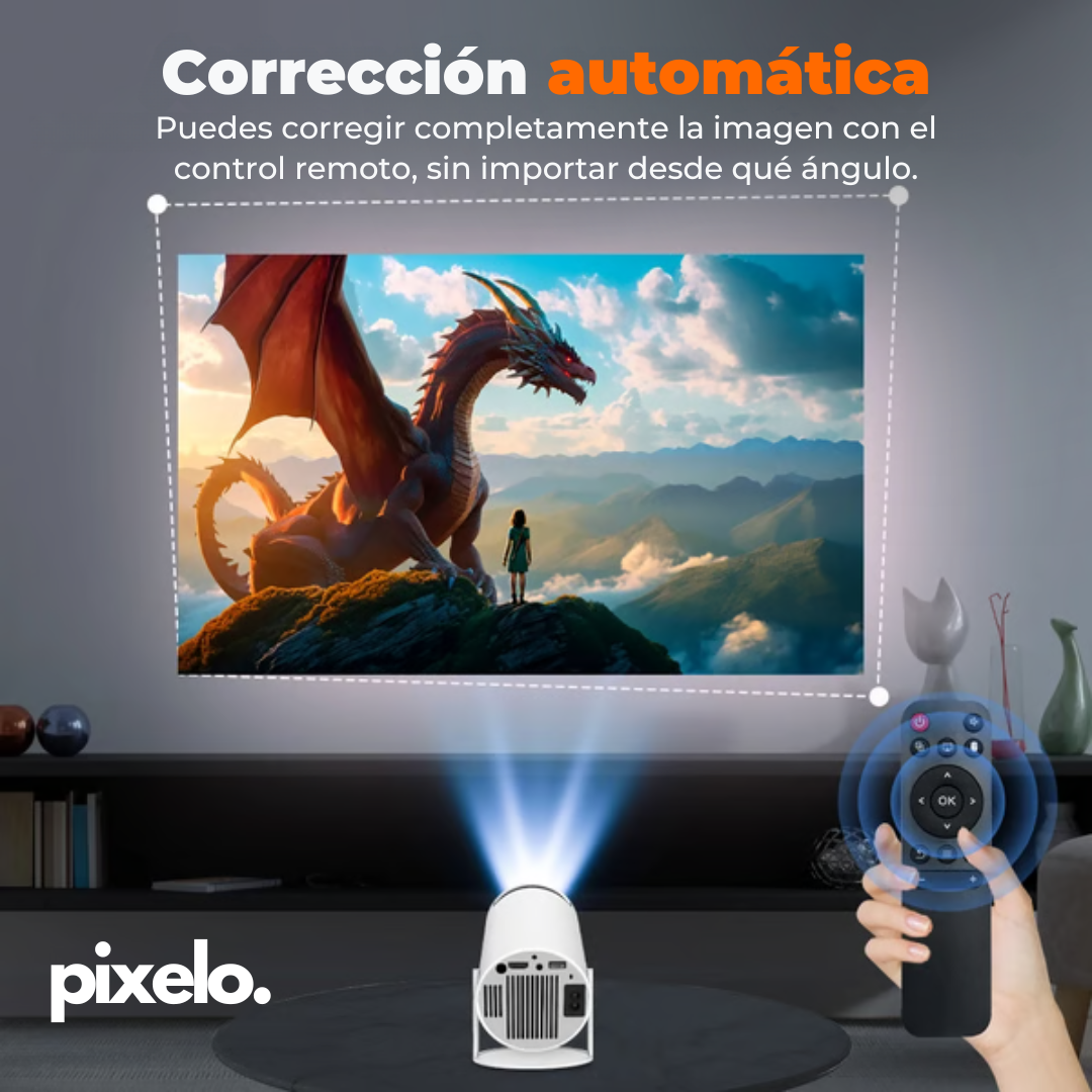 Pixelo™ - Proyector Portátil Ultra HD